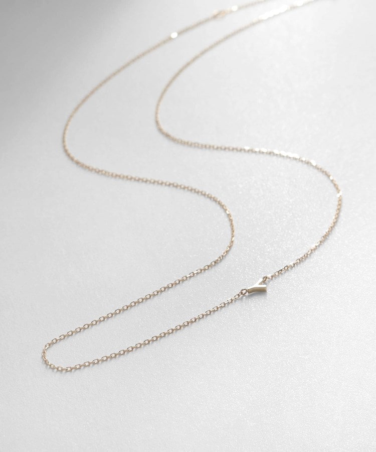 WEB限定】K10イニシャルY ネックレス（ネックレス