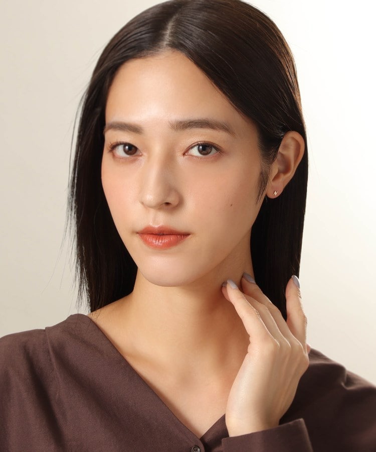 WEB限定】K10イニシャルN スタッドピアス（片耳用）（ピアス