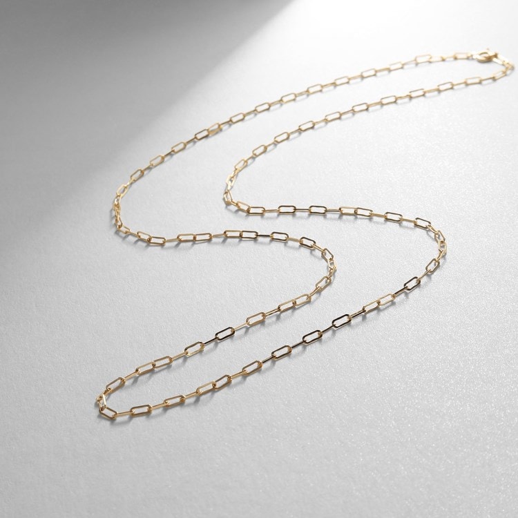 K10ケーブルチェーン ネックレス(60cm)(ネックレス K10ケーブルチェーン ネックレス(60cm)(ネックレス