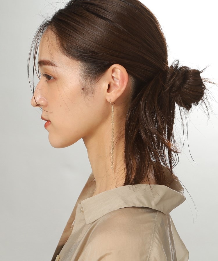K10長アズキフリンジ フックピアス（ピアス） | COCOSHNIK
