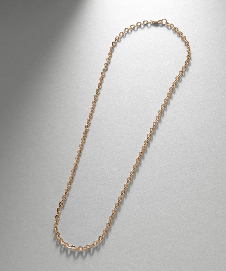 K18中空フラットアズキチェーンネックレス(43cm)(ネックレス K18中空フラットアズキチェーンネックレス(43cm)(ネックレス
