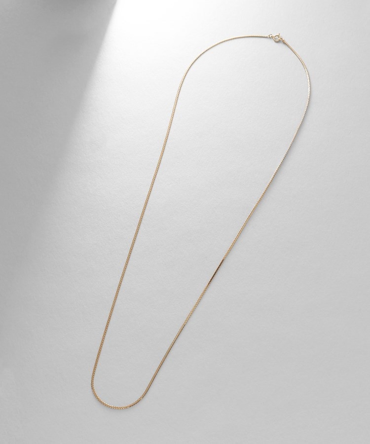 ココシュニック(COCOSHNIK)のK18ベネチアンフラット ネックレス（60cm）4