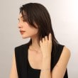 ココシュニック(COCOSHNIK)のプラチナ 極光彫り リング細5