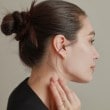 ココシュニック(COCOSHNIK)のK18コンパクト前後 スタッドピアス10
