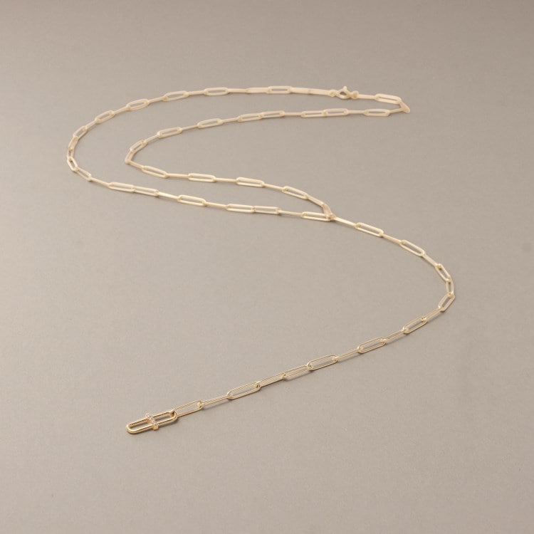 ココシュニック(COCOSHNIK)のK10ダイヤモンド PCモチーフY ネックレス ネックレス