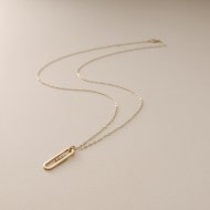 K10ダイヤモンド トラックフレーム ネックレス（ネックレス