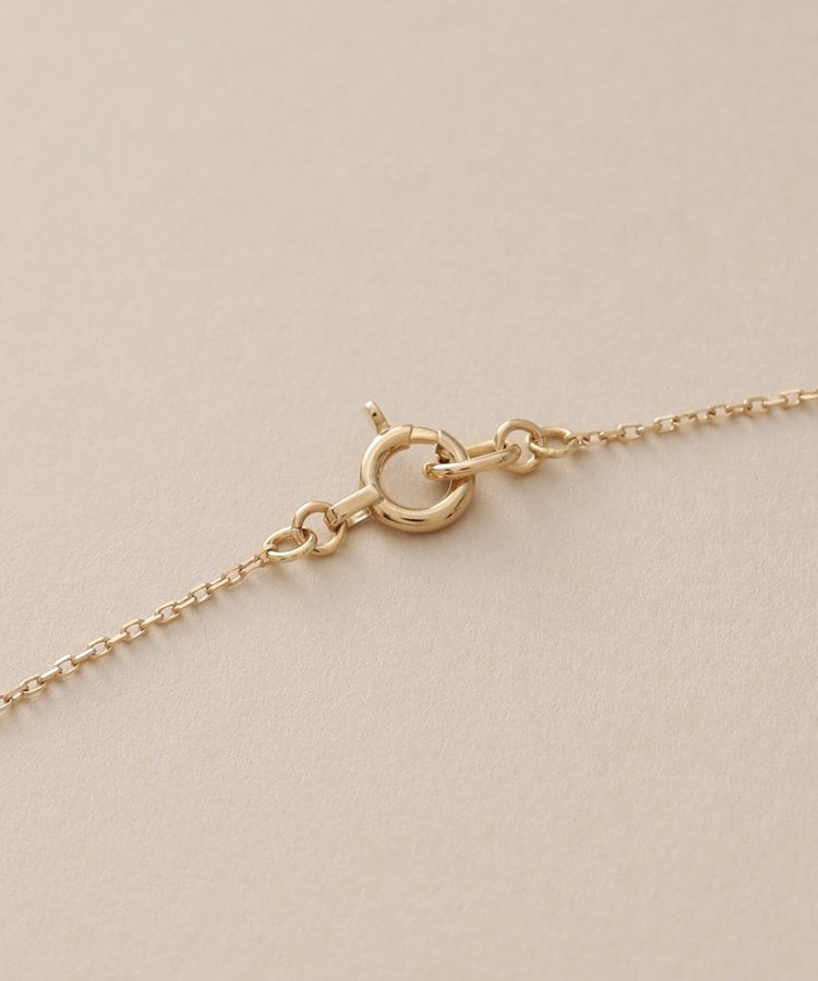 ココシュニック(COCOSHNIK)のK10中空レクタングル ネックレス3