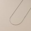 ココシュニック(COCOSHNIK)のプラチナ コンパクトチェーン ネックレス（40cm）2