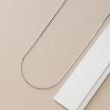 ココシュニック(COCOSHNIK)のプラチナ コンパクトチェーン ネックレス（40cm）5