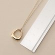 ココシュニック(COCOSHNIK)のK10中空トラペーズシェイプ ネックレス6