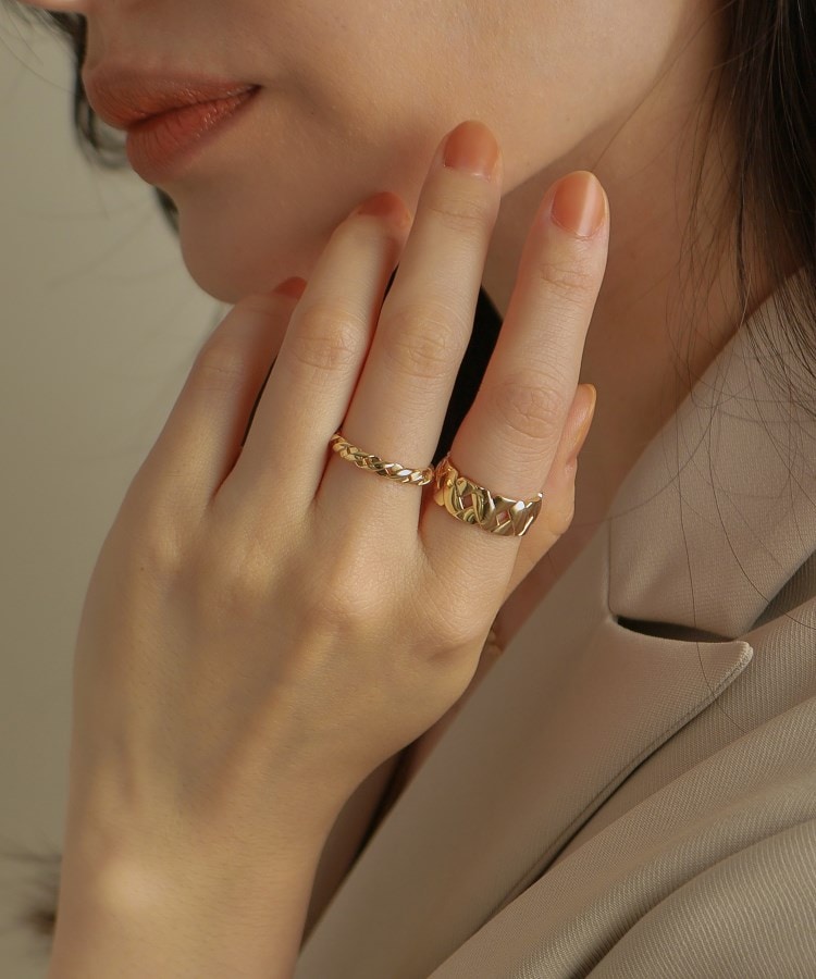 COCOSHNIK ココシュニック リング K10 - アクセサリー COCOSHNIK ココシュニック リング K10 - アクセサリー