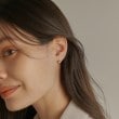 ココシュニック(COCOSHNIK)のK10月甲 スタッドピアス7