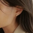 ココシュニック(COCOSHNIK)のK10月甲 スタッドピアス9