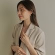 ココシュニック(COCOSHNIK)のK10キヘイハンギングパール スタッドピアス6