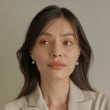 ココシュニック(COCOSHNIK)のK10キヘイハンギングパール スタッドピアス7