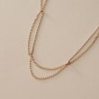 ココシュニック(COCOSHNIK)のK10キヘイループ ネックレス2