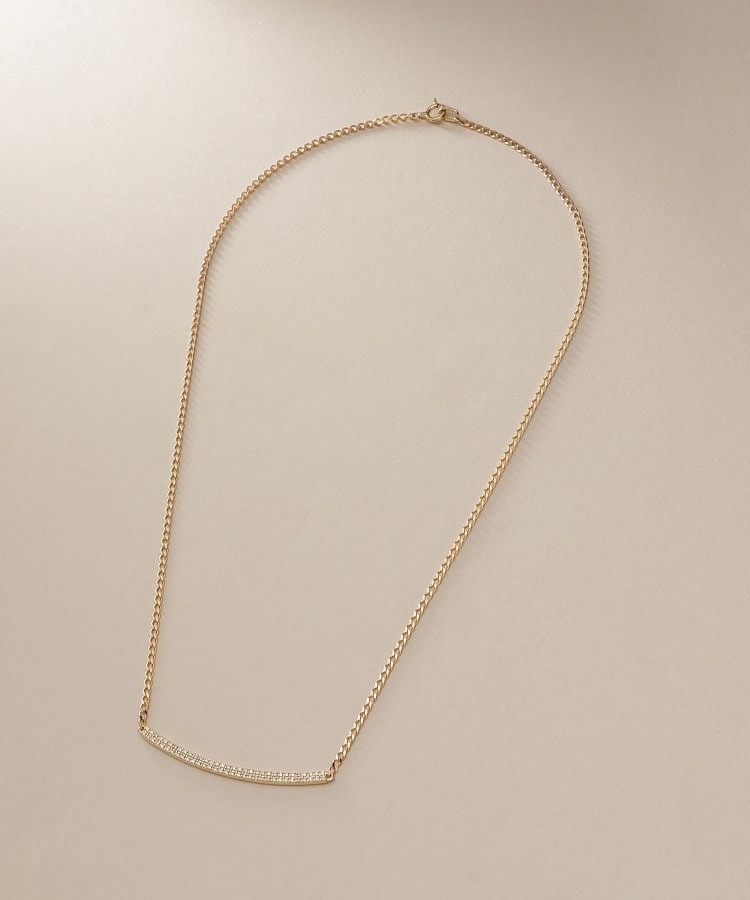ココシュニック(COCOSHNIK)のK18ダイヤモンド フロントアーチキヘイ ネックレス5