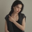 ココシュニック(COCOSHNIK)のK10ベネフラット×フラッシュアズキレイヤード ネックレス6