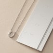 ココシュニック(COCOSHNIK)のプラチナ ダイヤモンド 馬蹄 ネックレス小6