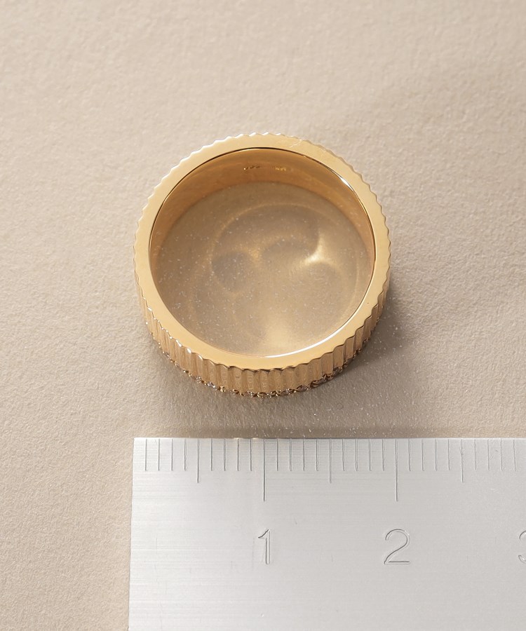 ココシュニック(COCOSHNIK)のK18ダイヤモンド フル―テッド リング4