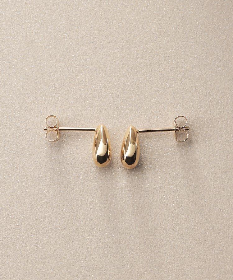 K10中空ぺアシェイプ スタッドピアス(ピアス) | COCOSHNIK K10中空ぺアシェイプ スタッドピアス(ピアス) | COCOSHNIK