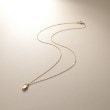 ココシュニック(COCOSHNIK)のK10ダイヤモンド シフテッドスクエア ネックレス イエローゴールド(104)