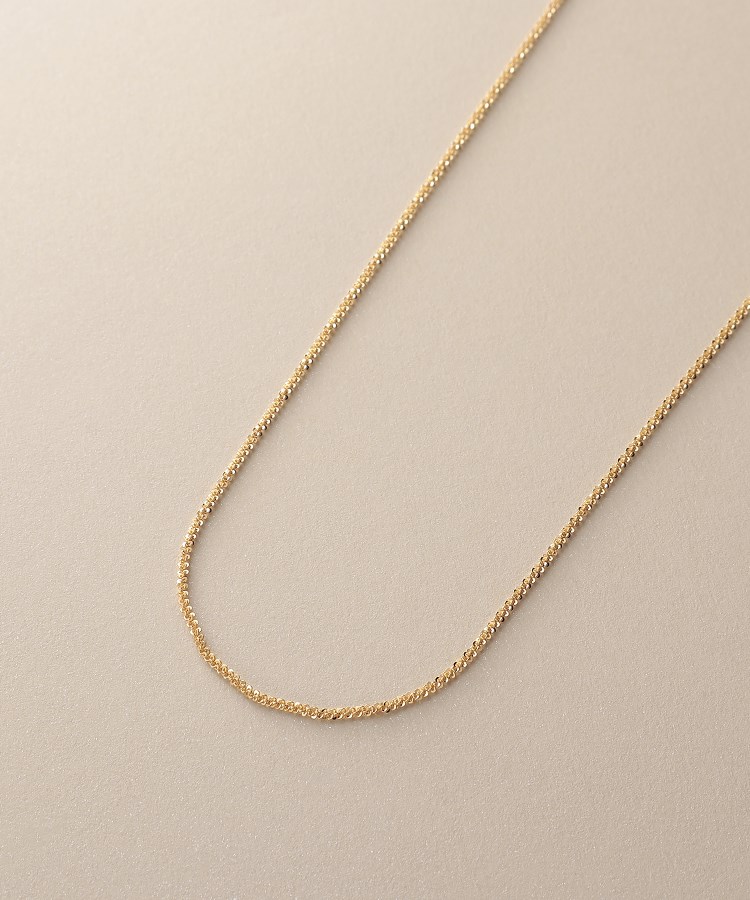 ココシュニック(COCOSHNIK)のK18クリスクロスチェーン ネックレス（60cm）2