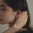 ココシュニック(COCOSHNIK)のK10ダイヤモンド スウィングレクタングル スタッドピアス8