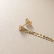 ココシュニック(COCOSHNIK)のK10ベネフラットフリンジ スタッドピアス2