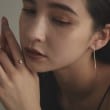 ココシュニック(COCOSHNIK)のK10ベネフラットフリンジ スタッドピアス7