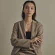 ココシュニック(COCOSHNIK)のK10キヘイモチーフダブルチェーン ネックレス7