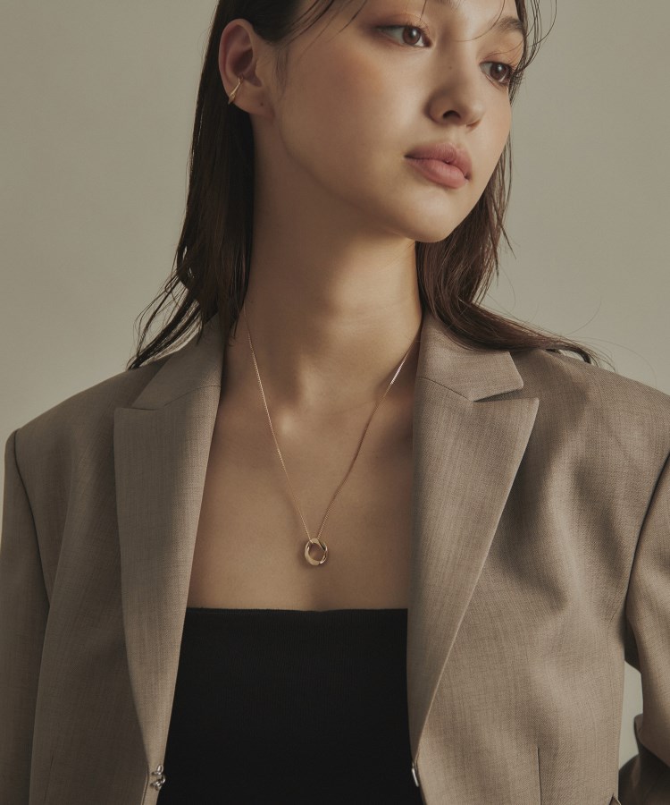ココシュニック(COCOSHNIK)のK10キヘイモチーフ ネックレス8