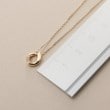 ココシュニック(COCOSHNIK)のK10ダイヤモンド キヘイモチーフ ネックレス7