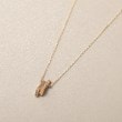 ココシュニック(COCOSHNIK)のK10ダイヤモンド トライアングルシェイプ ネックレス2