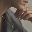 ココシュニック(COCOSHNIK)のK10ダイヤモンド トライアングルシェイプ ネックレス11