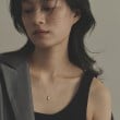 ココシュニック(COCOSHNIK)のK10ダイヤモンド シフテッドレクタングル ネックレス10