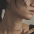ココシュニック(COCOSHNIK)のK18ダイヤモンド ロングカットアズキチェーングラデーション ネックレス8