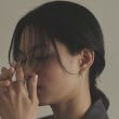 ココシュニック(COCOSHNIK)のK10ダイヤモンド スクエア 中折れピアス8