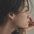 ココシュニック(COCOSHNIK)のK10ダイヤモンド ケーブルチェーンモチーフ 中折れピアス10