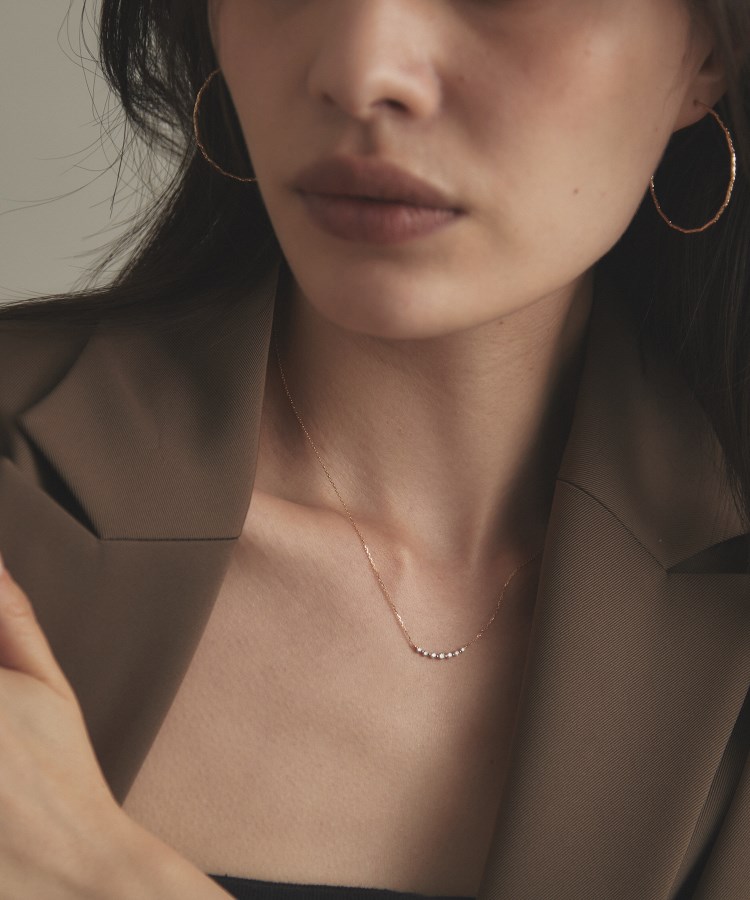 K18ダイヤモンド グラデーション7石 ネックレス(ネックレス K18ダイヤモンド グラデーション7石 ネックレス(ネックレス