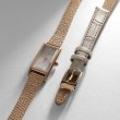 ココシュニック(COCOSHNIK)のRG Kii：別注モデルスクエア チェンジャブルバンドウォッチ（ホワイト）1