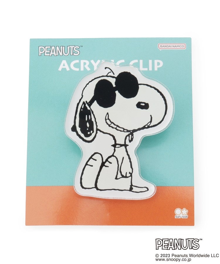 one'sterrace(ワンズテラス) ◆SNOOPY アクリルクリップ PEANUTS WOODSTOCK ＆ SNOOPY'S BROTHERS