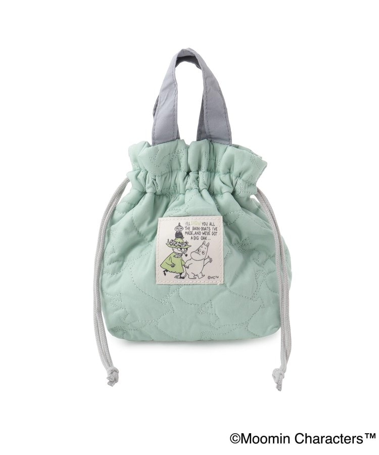 ワンズテラス(one'sterrace)の◆MOOMIN 巾着お菓子ポーチ 23AW グリーン(020)