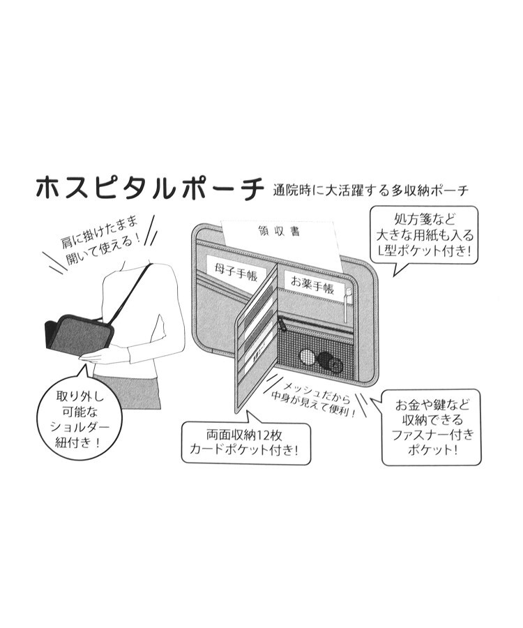ワンズテラス(one'sterrace)の◆MOOMIN ホスピタルポーチ10