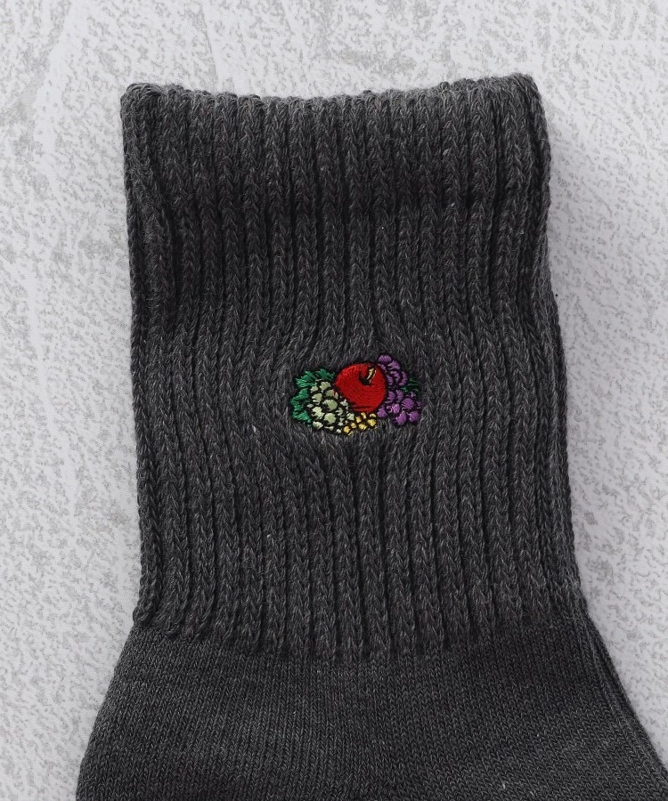 ワンズテラス(one'sterrace)のFRUIT OF THE LOOM ゆる刺繍クォーターソックス6