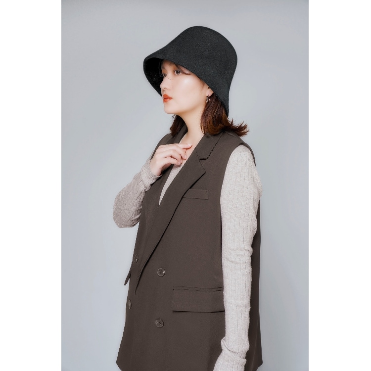 ワンズテラス(one'sterrace)の【あったか】小顔見えバケットハット フェルト その他