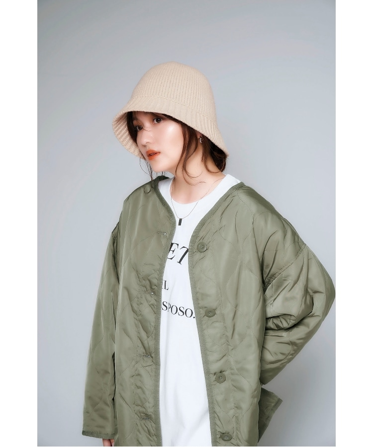 ワンズテラス(one'sterrace)の◆【あったか】小顔見えバケットハット ニット8
