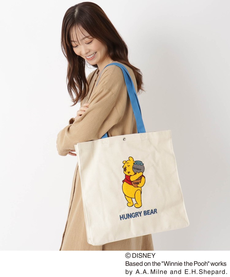 A4可】ディズニー 『クマのプーさん』 さがら刺繍トート(ディズニー
