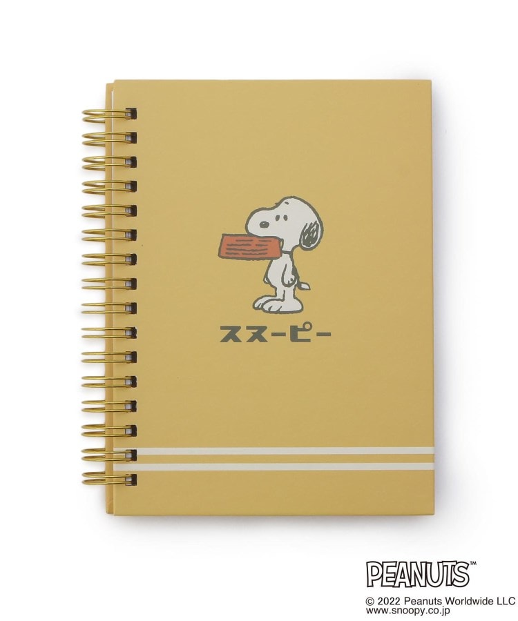 ＜WORLD＞ one'sterrace(ワンズテラス) ◆SNOOPY Wリングノート A6 レトロ