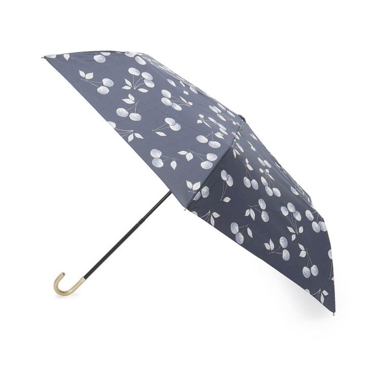 ワンズテラス(one'sterrace)の【晴雨兼用】ガーリーチェリー 折傘 折りたたみ傘